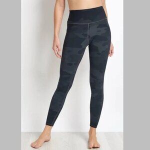 Alo Yoga Airbrush High-Waist Black Camouflage Leggings Size S